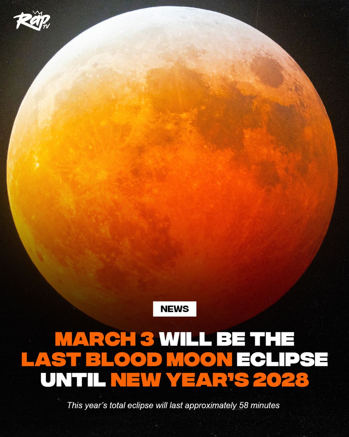 March 3 will mark the last blood moon eclipse for over two years‼️🤯

The total eclipse will start at 6:04 am EST, according to Space.com, and be visible throughout Australia, East Asia, and Western North America.

Are y’all going to watch⁉️