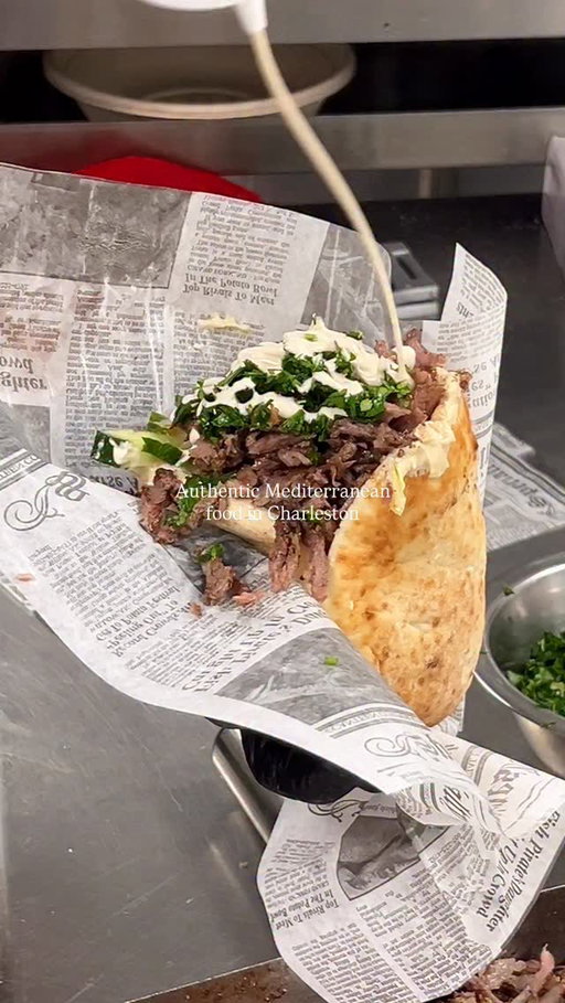 ✨NEW authentic Mediterranean restaurant ✨
Mazal in West Ashley is serving up authentic flavors, warm hospitality, and seriously satisfying portions. 

Their fluffy pita stuffed with perfectly seasoned shawarma is a must, and the massive hummus bowls — topped with fresh herbs, olive oil, and bold spices — are made for sharing!

 Every dish feels traditional, fresh, and straight from the Mediterranean table.