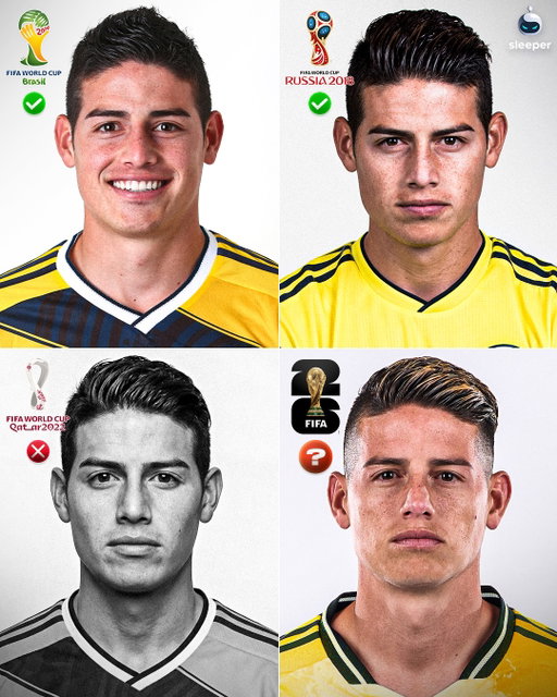 The World Cup Evolution of James Rodriguez… 🇨🇴🔮

The Colombian icon made his name at the 2014 Brazil World Cup, with that famous Puskas-winning goal. It’s been some journey since and this year it could be his final dance… let’s hope he’s there.

Did James’ career live up to the expecations? 👀
