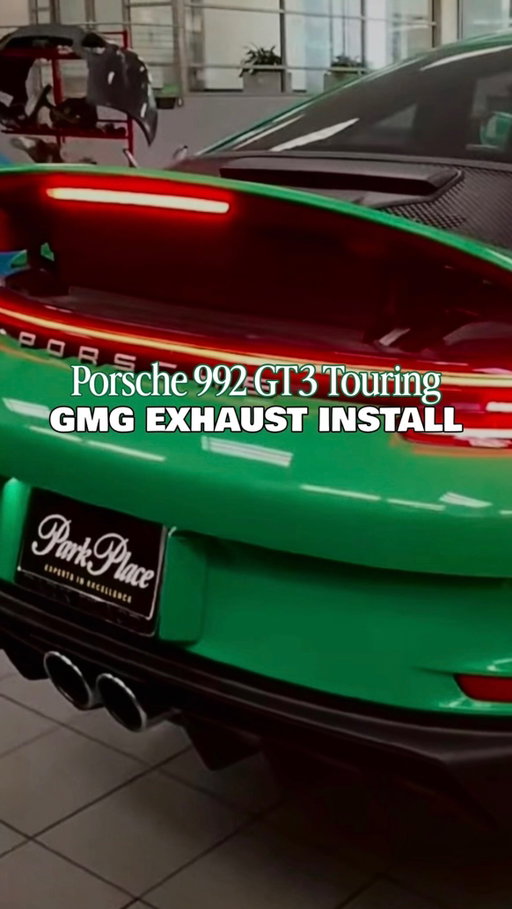 GMG Racing Exhaust installed onto a 992 GT3 Touring!
