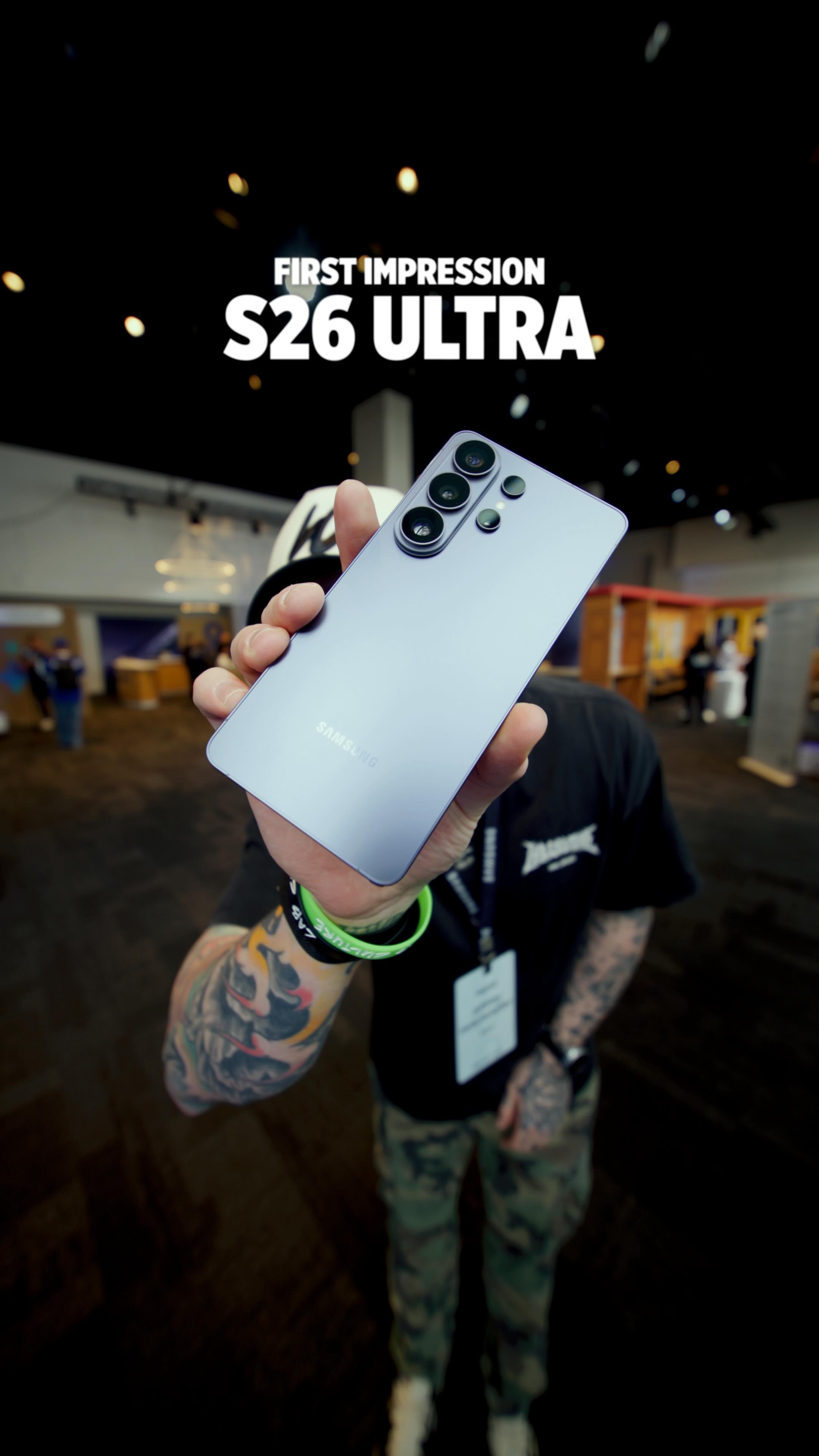 Galaxy S26 Ultra first look 👀⚡️

Let me know what you want to see 👇

#GalaxyS26Ultra #S26Ultra #Samsung #tech #GalaxyUnpacked