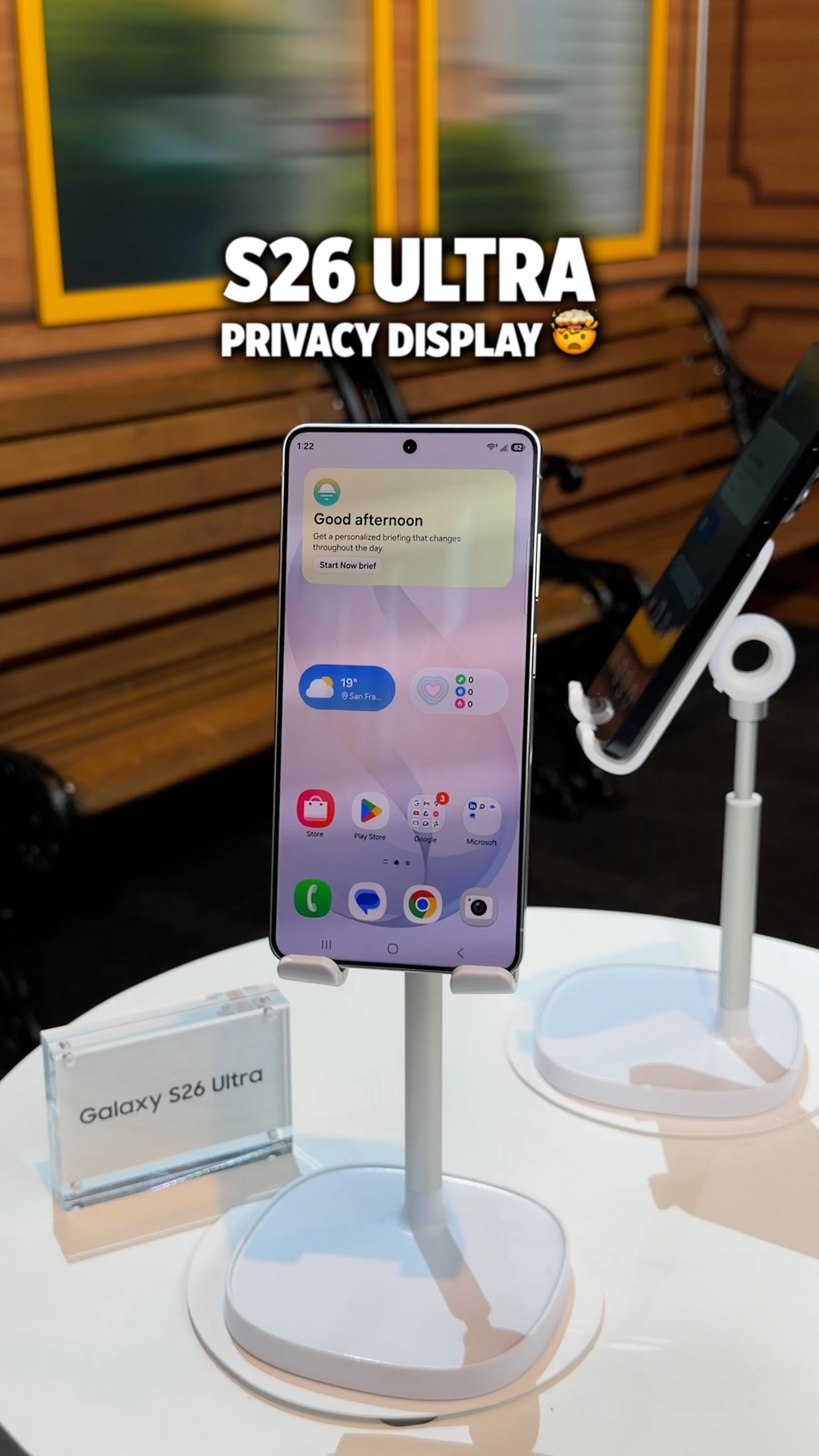 The FIRST of its kind 🤯

Galaxy S26 Ultra’s brand new privacy display in action

Is this a feature you would use on your phone? 👇

#GalaxyS26Ultra #S26Ultra #Samsung #tech #GalaxyUnpacked