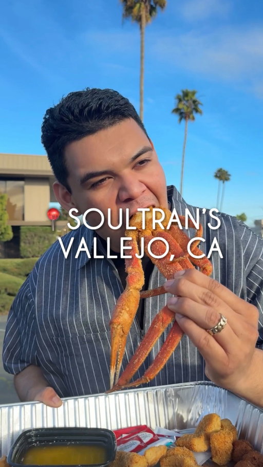 TRYING FRIED SEAFOOD IN VALLEJO 🦀🍤🧈

@soultrans_seafood has been all over our feed for the longest time and we finally had a chance to try it!!

The seafood in there is so fresh and they have a little bit of everything. You pick what you want and you can either take it home raw or ask them to fry everything for you for $3/pound. The batter made everything super crunchy, asmr with no mic needed lol 

We spent a total of $65 and here’s what we got:
🦀 1 Snow Crab Clusters 
🦐 1/2 lb Colossal Prawns 
🐟 1/2 lb Basa 
🦀 1 Dungeness Crab Cluster
🥔 A side of Hush Puppies 
🧈 Garlic Butter 

📍Soultran’s Seafood - 651 Broadway, Vallejo, CA 94590