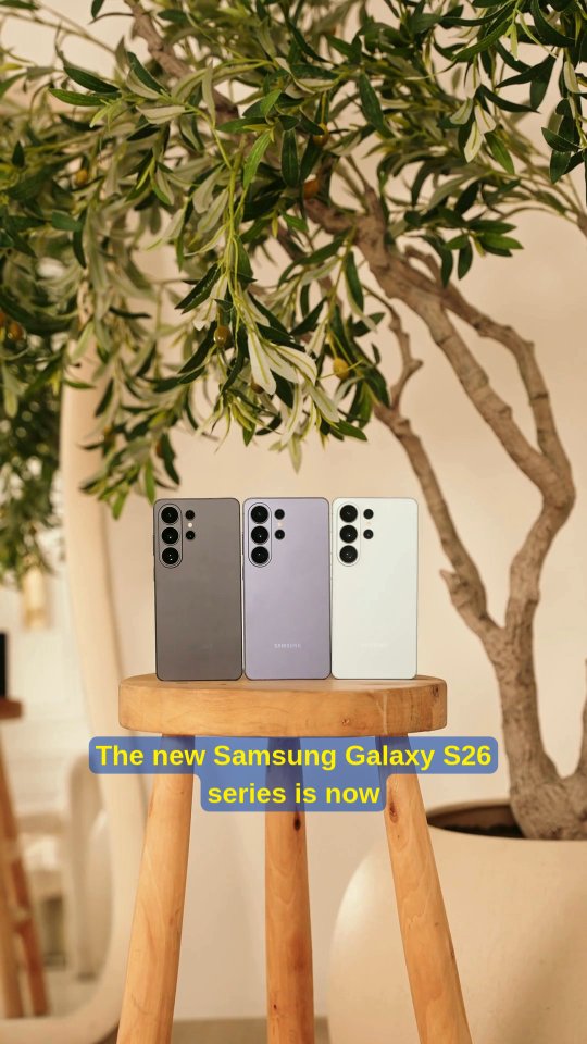 The Samsung Galaxy S26 Series is now available for pre-order! 🚀
Here are three next‑level Galaxy S26 Ultra upgrades you’ll want to check out:

 ✨️ Built-in Privacy Display – Your phone is for your eyes only with Privacy Display.
 ✨️ Photo Assist – Edit, enhance, and perfect your shots using Photo Assist with Galaxy AI.
 ✨️ Nightography Video & Photo – Capture vibrant night shots even in low light.

Click the link in bio to order today!

#Samsung #GalaxyS26Ultra #GalaxyAI