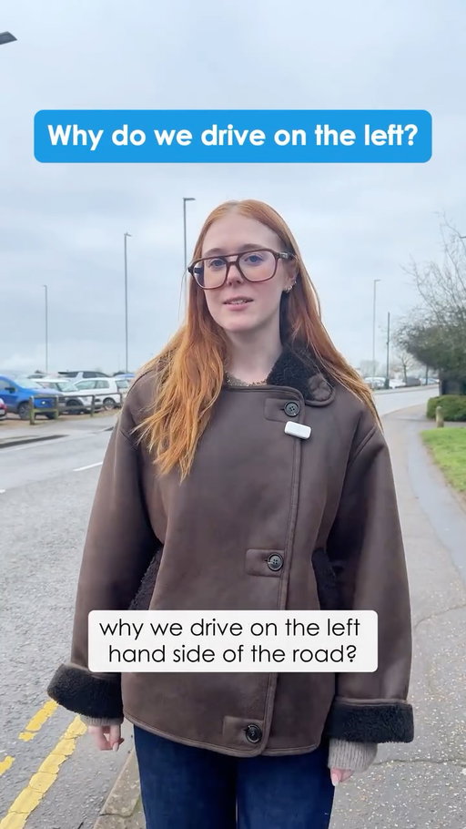 Why do we drive on the left? 🚗

Lola is here to explain the historical reason that we drive on the left in the UK. Stay tuned to find out why other countries drive on the right! 

Follow us for more interesting driving and car content 👉 @adrianfluxinsurance

#driving #drivingfact