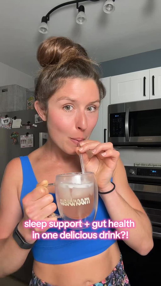 a nightime bev that supports sleep AND digestion at the same time?! 🤯

@moonbrew just dropped something new that’s honestly it’s one of the most unique wellness products i’ve ever seen! 👀

introducing their new strawberry lemonade sleep + fiber drink! a nighttime drink designed to help you get better sleep and boost your gut health simultaneously. 🍓🍋

instead of relying on melatonin, it uses calming ingredients like magnesium, l-theanine, chamomile, and tart cherry to help your body naturally wind down, while delivering 9g of plant-based fiber to support digestion overnight.

it mixes easily, tastes amazing (literally like fresh squeezed strawberry lemonade!!), and turns your nightly wind-down into an actual wellness ritual instead of just another supplement to remember to take. think relaxation, recovery, and digestive support all in one cozy cup before bed. 😴 

you can save on your @moonbrew sleep + fiber order with code healthyhelper at checkout! ✨

#moonbrew #sleepsupport #digestivesupport #restanddigest #healthysleep