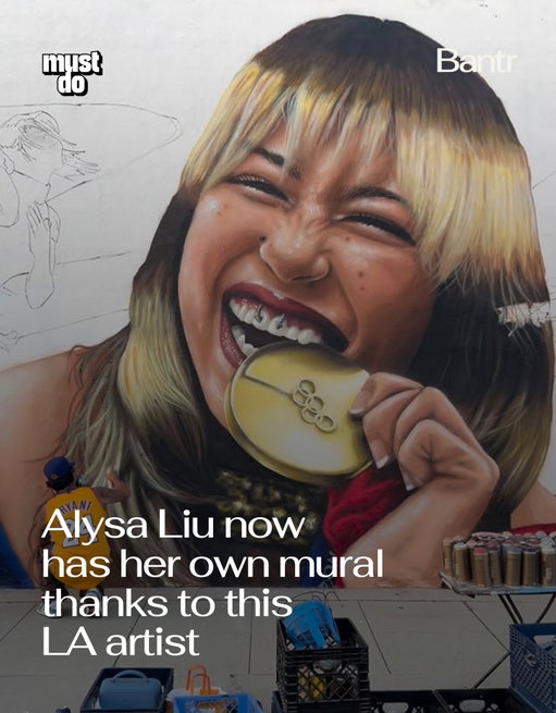 The California kid has her own wall 👏

LA artist @gz.jr just showed off his Alysa Liu mural and it’s a beauty. 

The Oakland, CA native became a global sensation at the 2026 Olympics, taking home gold in both women’s singles and in the team event.

Love to see it.

Media via @gz.jr

#readbantr #alysaliu #mustdolosangeles