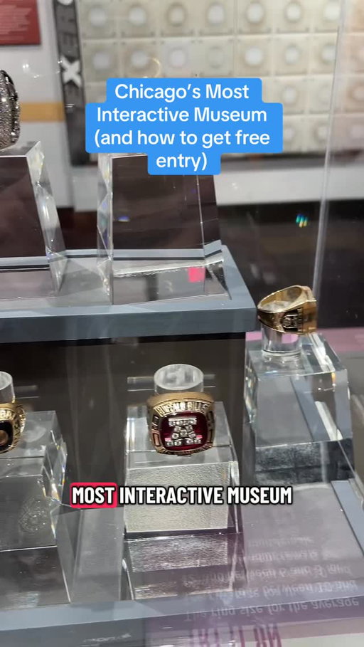 This museum is packed with athletic activities and Chicago sports memorabilia!