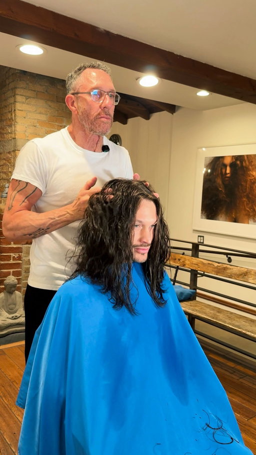 The Power Of A Curly Cut | Part 4 THE REVEAL | @mrchrismcmillan 
.
.
.
.
#hair #haircut #hairtransformation #hairstylist #hairstyle