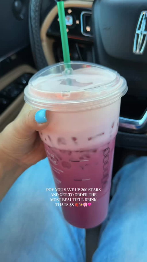 200 Star day is the best day! ⭐️🩷✨ @starbucks #lifestyleinfluencer #starbucksdrinks #starbucksvlog #starbucksorder #starbuckssecretmenu