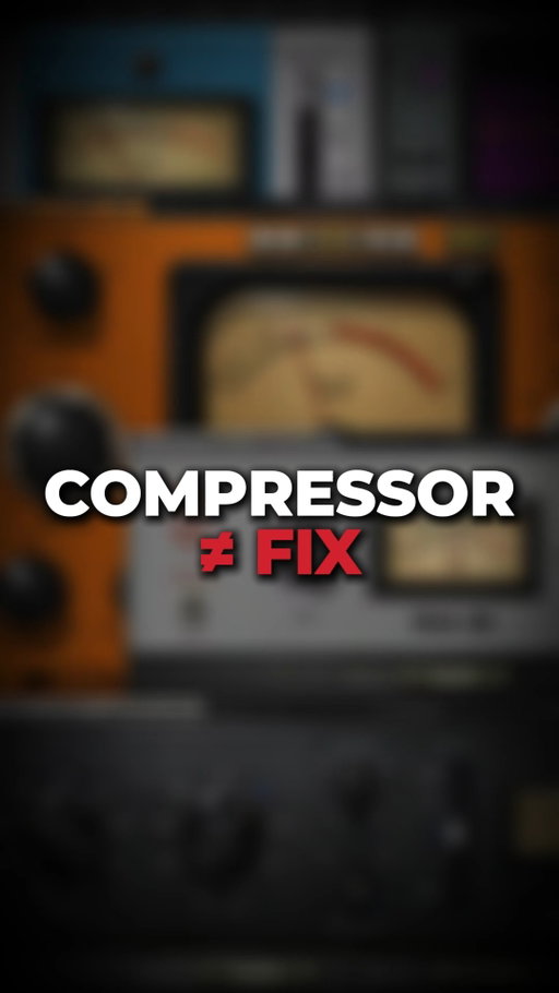 Smart mixing tip: Over-compress your vocal on purpose. The compressor isn't the fix-it's the diagnostic tool that shows you what really needs attention. Listen for harsh S's? EQ issue. Low mids pumping? Balance problem. Sounds lifeless? You've pushed too far. Let the compressor reveal the real problems in your mix. 🎚️

#MixingTips #MusicProduction #Compressor #AudioEngineering #StudioTips