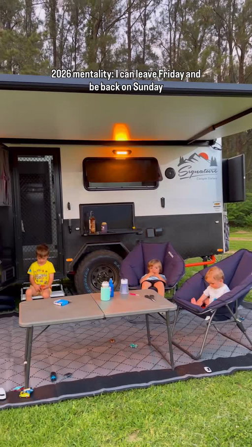 2026: the year of weekend adventures.
No more waiting for the “perfect time.”
No more saying two days isn’t enough.
If you’re creative, it’s always enough.
Escape the mundane. Go explore. 😎 

@hipcampau: @bundilla_river_camp