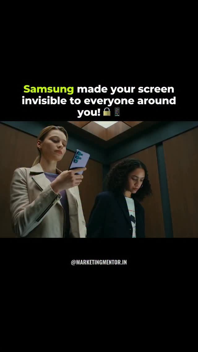 The Galaxy S26 Ultra introduces Flex Magic Pixel, the world’s first hardware-level privacy display on a smartphone, powered by advanced OLED technology for secure viewing. It reduces visibility from side angles to prevent shoulder surfing, while maintaining a bright, clear display for the person holding the device.

#MarketingMentor