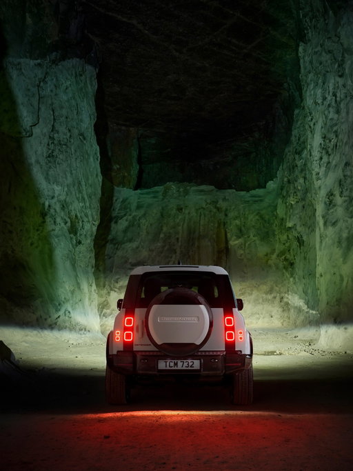 Off-grid. Never lost. 

Signature Matrix LED headlights. Classic LED taillights. Your North star. 

#Defender

—— 

Model shown is Defender 90 26MY in Borasco Grey with optional features. Availability/specification vary by market, check with your local retailers. Off-road sequences carried out on private land with full permissions. All necessary reinstatement carried out. Leave no tracks. Do not attempt.​
