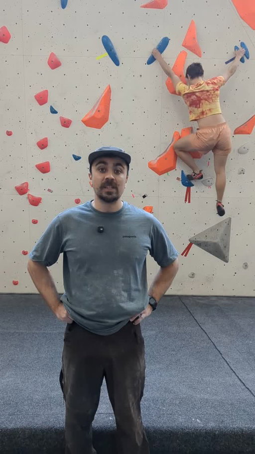 Go check out my new YouTube video with @teslascender where she taught me how to mentally and physically prepare for my first big bouldering competition! 
•
Let me know why you think of the video and be sure to check out @teslascender and all her cycle syncing climbing educational resources and content!