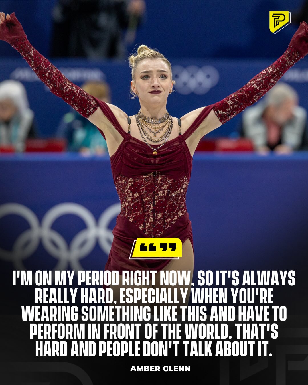 Amber Glenn opened up about competing at the 2026 Winter Olympics while on her period, highlighting a reality many female athletes face but rarely discuss. 🎿

She described it as “really difficult” and “scary,” explaining that it can make competitors feel extra emotional under already intense pressure. 

-

#pubity #viral #interesting