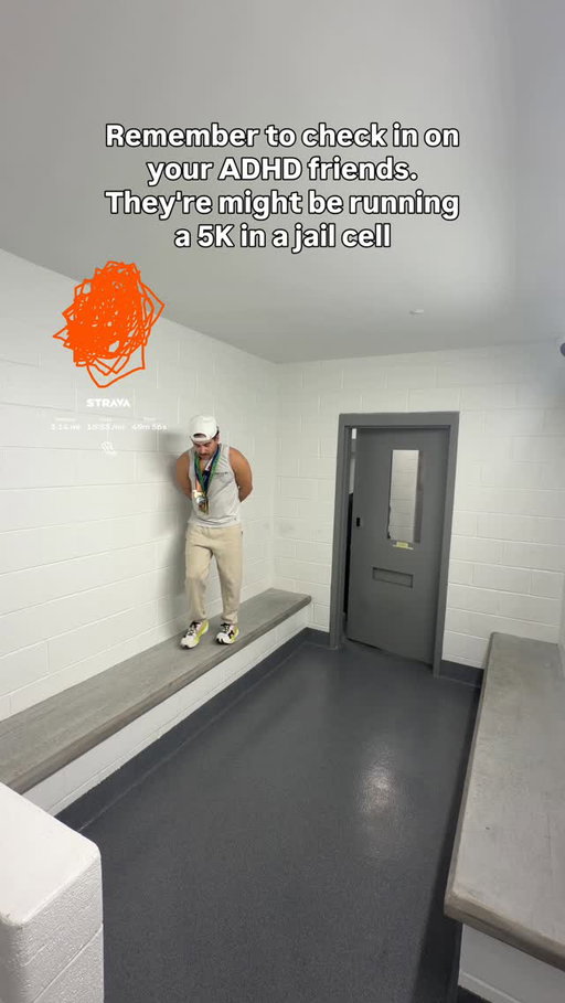 Freewillmaxing. 5K in a jail cell #running #runner #comedy #5k #run