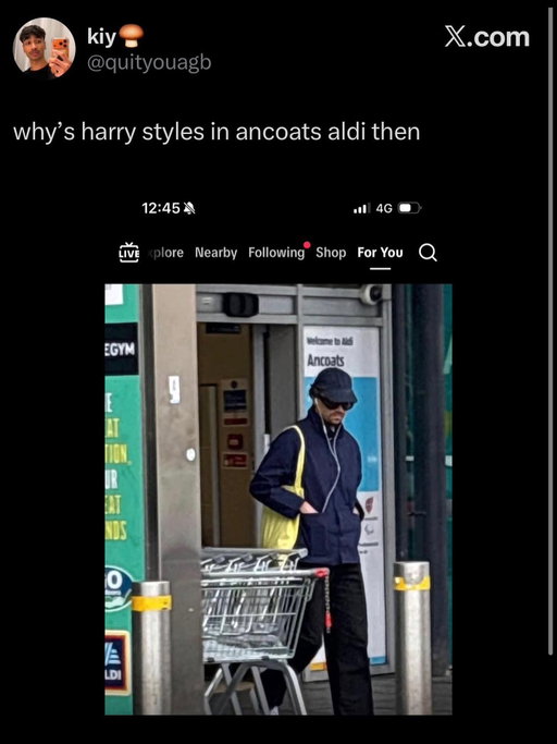 TOO STUNNED TO SPEAK !!!!!! @harrystyles REMEMBER YOUR SPECIALBUYS HUN