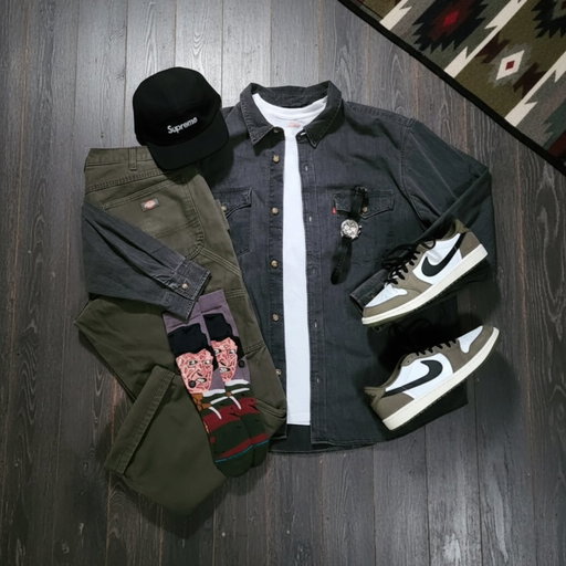 Thursday Outfit 

Headwear: @supremenewyork
Shirt: @levis
Tee: @hanes
Bottom: @dickies
Kicks: @jumpman23
Socks: @stanceofficial 
Timepiece: @timex

#outfitoftheday #outfitideas #outfit #outfitgrid #outfitinspiration