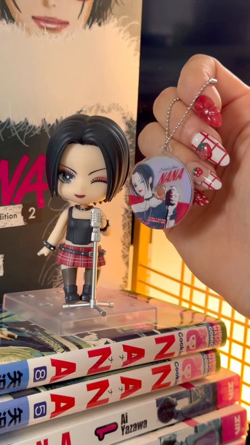 New NANA 🍓 Gachapon CD Keychains from Japan 🇯🇵🎰 I managed to get the whole collection online and I’m so happy excited, which one is your fave!? #NANA #anime #gachapon #Aiyazawa #nananendoroid