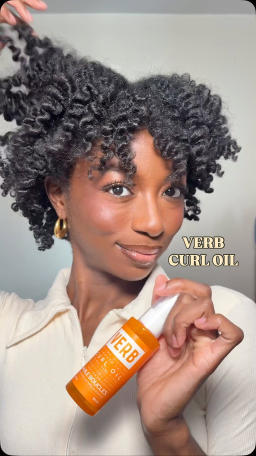 Girl math 101: The more use I find for a product, the less it cost in my mind 🙂‍↕️ and I am making great use of @verbproducts new curl oil! #verbpartner