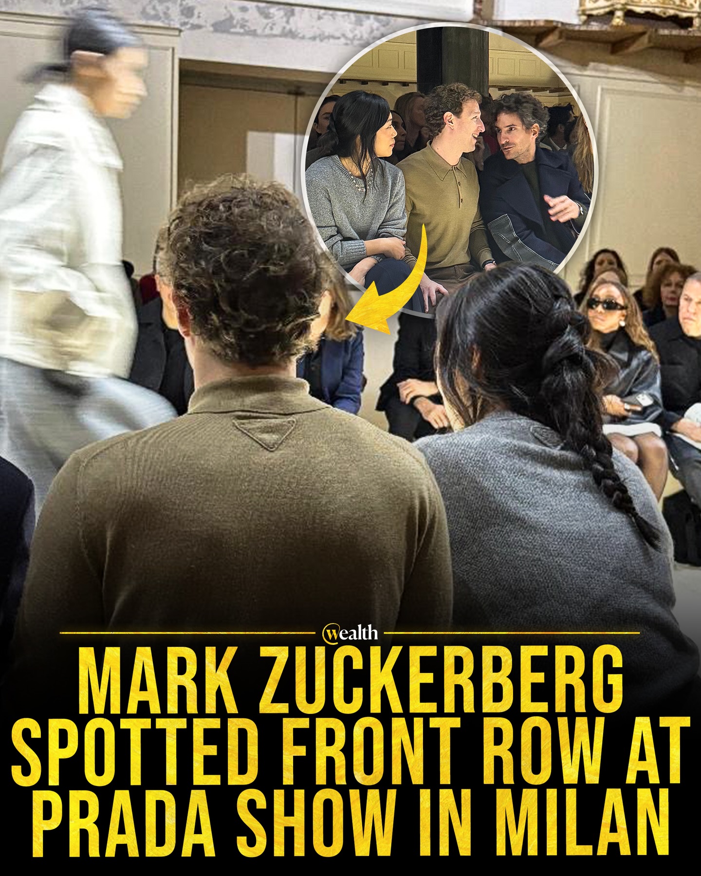 It’s not often you see one of the most powerful Tech CEOs in the world front row at a fashion show. 👀 🇮🇹

Mark Zuckerberg attended Prada in Milan with his wife, Priscilla Chan, both wearing Prada head to toe.

In a room like this, where you sit is never accidental. 👓 

Zuckerberg was placed next to Lorenzo Bertelli, Chief Marketing Officer of Prada Group, while Priscilla was seated beside Andrea Guerra, Prada’s Chief Executive Officer. That’s direct proximity to the people running the brand.

Zuckerberg doesn’t typically show up without purpose. When one of the most powerful figures in technology is seated alongside luxury leadership, it signals alignment rather than coincidence.

As tech reshapes retail, identity, and culture, appearances like this tend to matter.

Love Technology? Follow @Wealth 🌟

#technology #luxury #fashion #markzuckerberg #milan