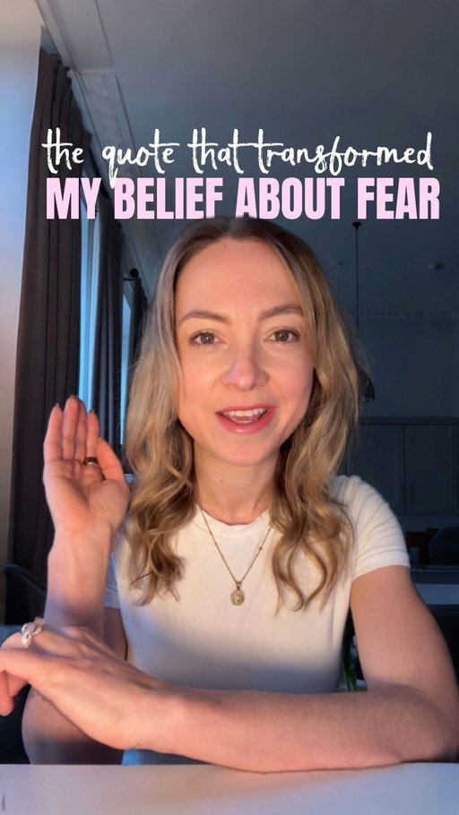 This quote from @alexhonnold completed changed my belief about fear 🙏🏼

If you’ve been letting fear hold you back from:

✨ Posting that vulnerable video that’s been sitting in your drafts

✨ Pitching to the brand you’ve been dying to work with

✨ Pursuing that crazy dream that’s been stirring your heart

It may be time to stop waiting for that fear to disappear…

And start learning how to take action while it’s inside your body 💛