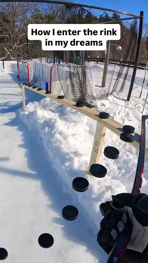 Where did all these pucks come from 😍

#hockey #canada #canadian #winter #family
