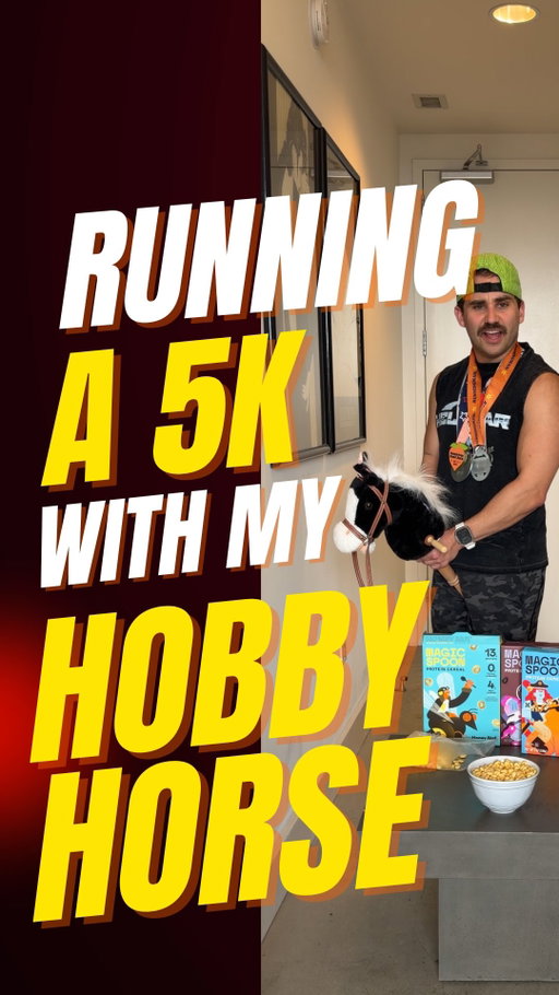 Day 119: Running a random 5K everyday

Today I’m running a 5k with my horsey around a table eating a spoonful of @magicspooncereal every lap

#running #5k #comedy #funny #magicspoonpartner