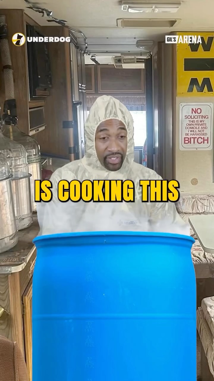 Gil breaks out the hazmat suit on Rashad for bringing up Wemby during Jaylen Brown’s MVP case 😅