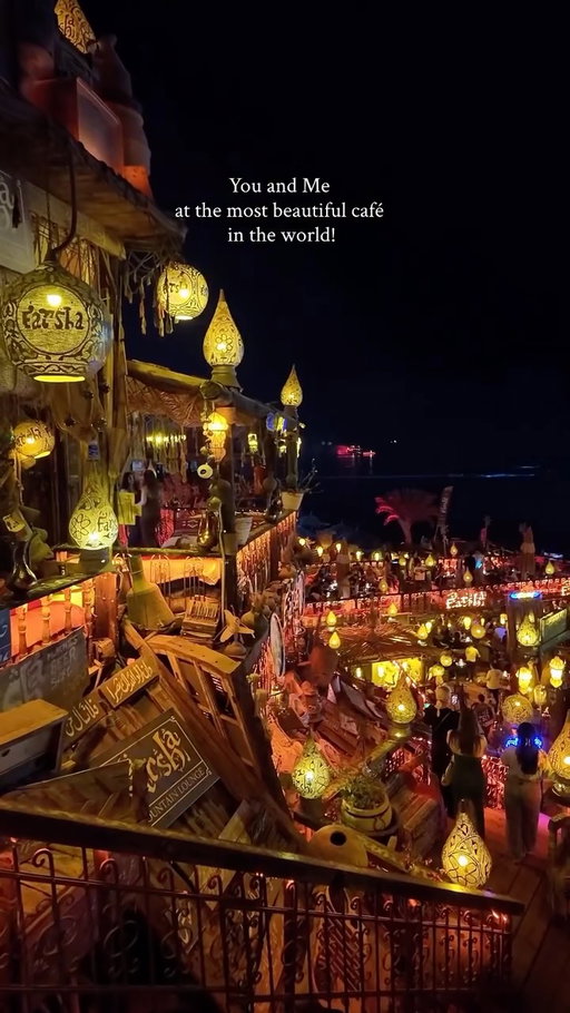 Everything you need to know before visiting the famous Farsha Café 🌙 🇪🇬

🔖When you arrive, you’ll need to collect a ticket and then wait at the bar. Keep an eye on your number to check if you’re next in the queue.

🔖If you want to catch the sunset, try to arrive before 4 p.m., or as close to that time as possible, to avoid long waiting times and to get there before the tour buses start to arrive.

🔖 I recommend trying the mint tea and mango juice, the prices are decent and the 🍕 is so good! 

🔖You’ll be seated quite close to other people and may have to share a table, so be prepared for a cosy vibe rather than a private one.

🔖It’s a mountain lounge with some steep steps, so comfy shoes are a must.

🔖 I booked a taxi through the inDrive app and you pay the driver in cash. Or you can ask at your resort to book a taxi for you. You’ll also find taxis waiting outside, just make sure you agree the price before you get in.

🔖 This place is honestly amazing, any time of day. You can visit during the day or after sunset to avoid the queues before sunset. Whenever you go, it’s definitely worth it.

Who are you taking with you? 🌙

🇪🇬

_________
#egypt #farshamountainlounge #beautifuldestinations #sharmelsheik #travel