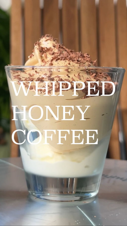 WHIPPED HONEY COFFEE // AFFOGATO ☕️🍯🍦

This is literally the easiest dessert in the world, and probably the biggest taste-return on time taken.

This is Whipped Honey Coffee; a creamy, sweet coffee mixture served over vanilla ice cream.

- Whisk 150g runny honey with an electric whisk until thickened (around 5 minutes)
- Add 20g good quality instant coffee and 50ml hot water. Whisk for a further 5-10 minutes until thickened 
- Optional - add dark chocolate shavings
- Serve over ice cream

#desserts #whippedcoffee #coffee #affogato #recipe