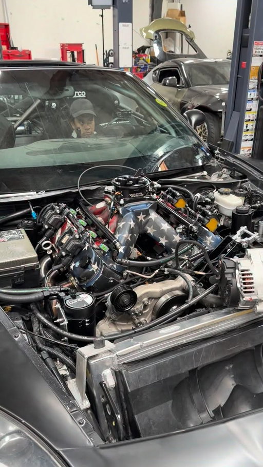I think my C6 is cursed 🥲

without context this look very silly. Here’s the tldr: for a reason we still haven’t figured out, an injector is staying on over night and it basically hydrolock the engine (at least that’s our guess atm) In attempts of clearing the fuel out, a drop of it touch the starter which apparently was still hot enough to combust. Everyone is okay and acted quick to put out the fire. A full video is dropping on YT today which shows this WITH context and how we fixed the issue. Stay safe and always have proper safety equipment.
