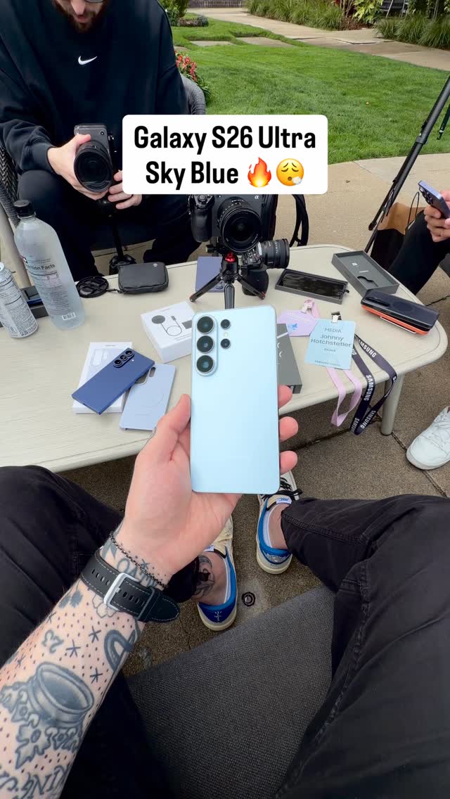 Galaxy S26 Ultra Sky Blue 🔥

#GalaxyS26Ultra #S26Ultra #Samsung #tech #galaxyunpacked