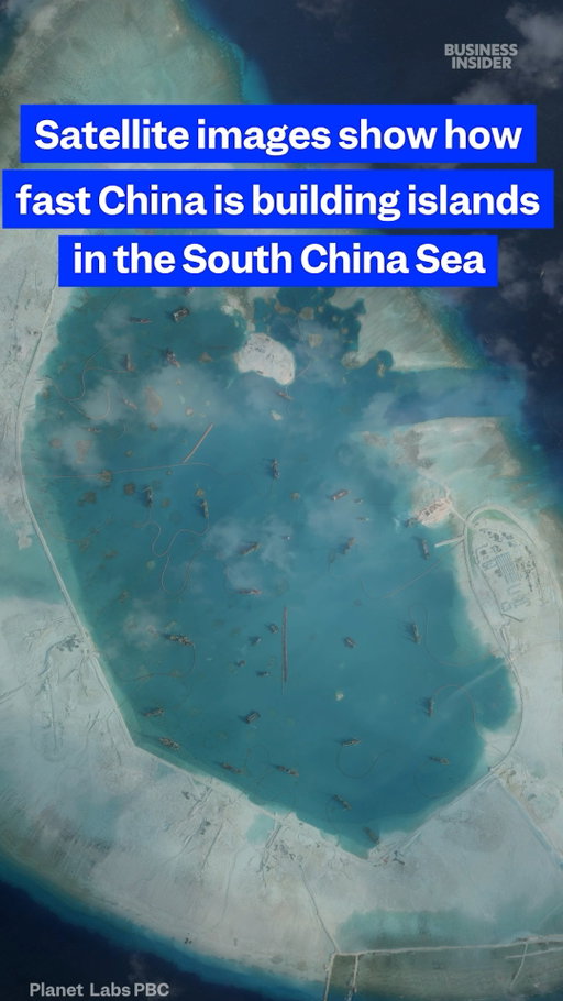 #Satellite images show #China's rapid building in the #SouthChinaSea

Learn more about China's island building at the link in on our bio.