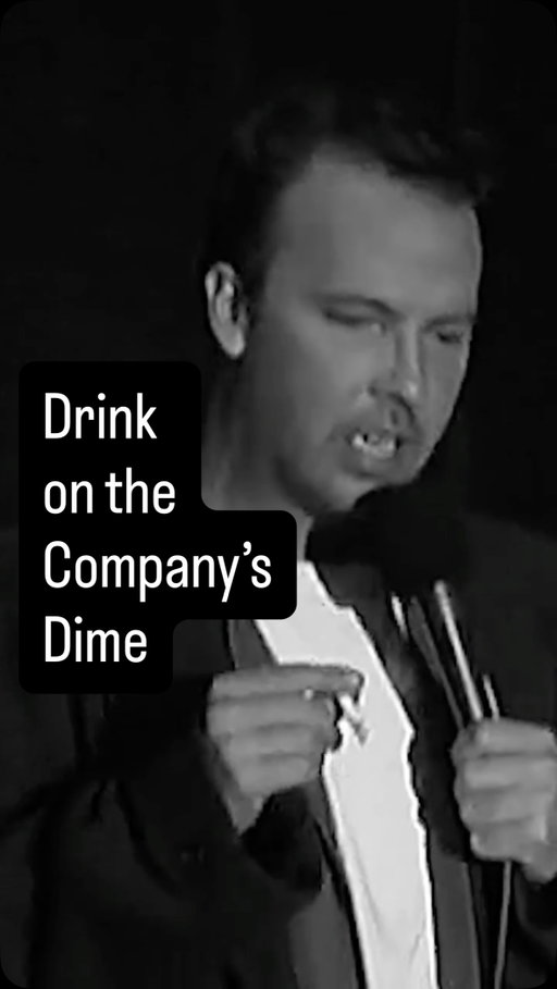 Drink on the company dime