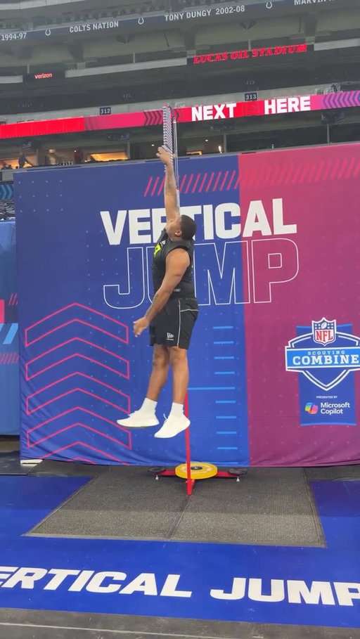 third best vertical for a DT in combine history 😯

2026 NFL Combine on @nflnetwork
Stream on @NFLPlus