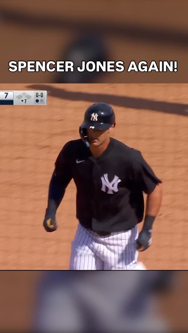 SPENCER JONES DESTROYS ANOTHER SPRING TRAINING HOME RUN