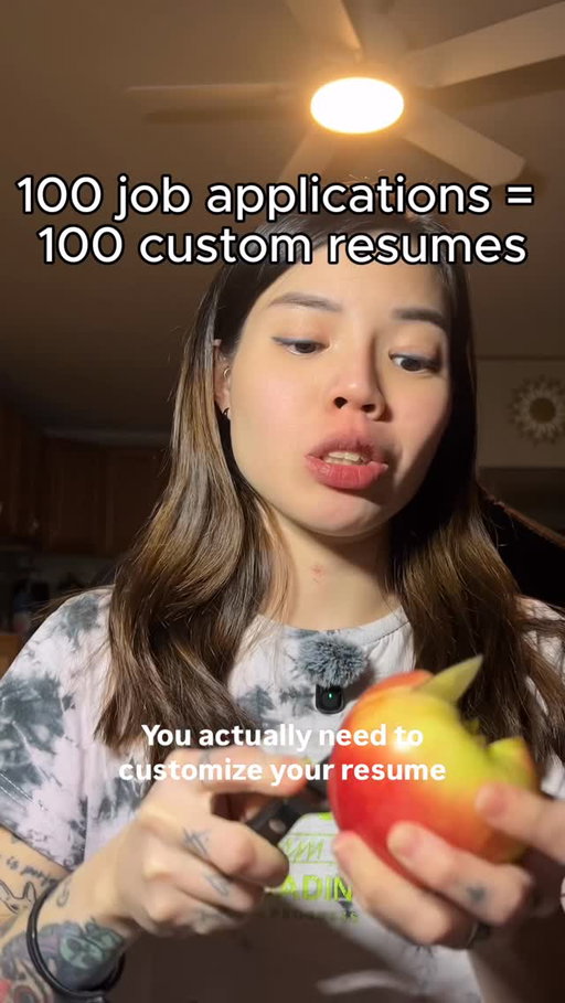 Attention: U NEED you customize EACH resume that you send out #jobsearch #jobtips #application #Wonsulting #fyp