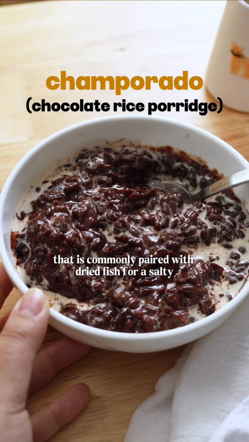 have you ever had champorado? 

it’s a filipino dish, which is a thick chocolate rice porridge. super cozy and has been my breakfast the past few days 😌

when i was a kid, my dad actually taught me a shortcut method—pouring @swissmissbrand or @nestleusa Milo hot chocolate over already cooked rice LOL. it was sooo good, i sometimes still eat it like that every now and then when a craving hits

but here, im showing you hot to make it from scratch! if you want the free recipe, comment “LINK” to my blog post, where you can print it, pin to @pinterest, and leave a review 🫶🏼

#BitesByBianca #Champorado #NYCCreator 

https://bitesbybianca.com/champorado/