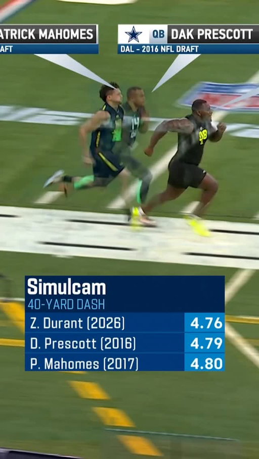 “I feel like we do this to Mahomes every year.” 😂

2026 NFL Combine on @nflnetwork
Stream on @NFLPlus