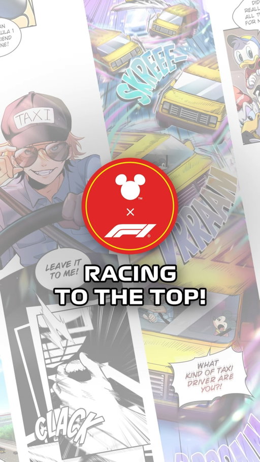Mickey & Friends are racing off to a new adventure! 🏎️

Buckle up for the first lap on WEBTOON, a free digital comics app where you can read exclusive F1 x Mickey & Friends episodes all season long. Catch the very first episode dropping March 6th and follow along race after race! #FueltheMagic