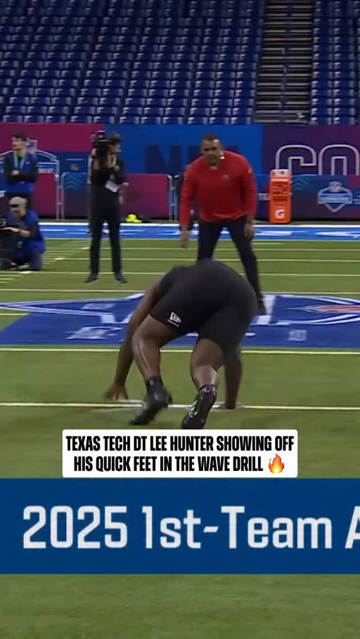 elite lateral quickness for the big guy 😤

2026 NFL Combine on @nflnetwork
Stream on @NFLPlus