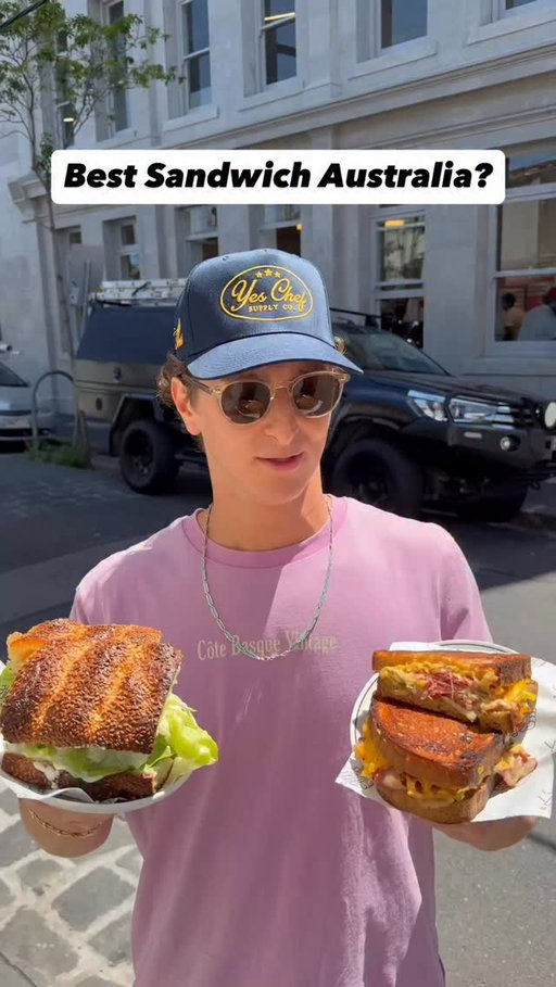 Trying one of the best sandwich shops in Australia! 
📍 @hectors_deli , Melbourne 

#sandwich #bread #toasty #deli #sandwiches