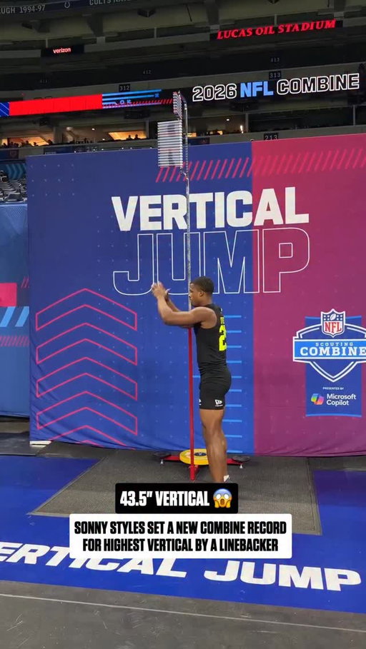 @sonnystyles_, are you kidding me?!? 😳 

2026 NFL Combine on @nflnetwork
Stream on @NFLPlus