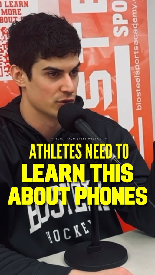 What ATHLETES Need To Learn About PHONE USE!

Coach Eric Palazzolo discusses how cell phone struggles affect players, parents, and coaches alike!

@coachepzolo 
- 
Episode 14 of the Built From Steel Podcast is live! Find it on YouTube, Spotify, and Apple Podcasts.

#BuiltFromSteel #TeamBioSteel