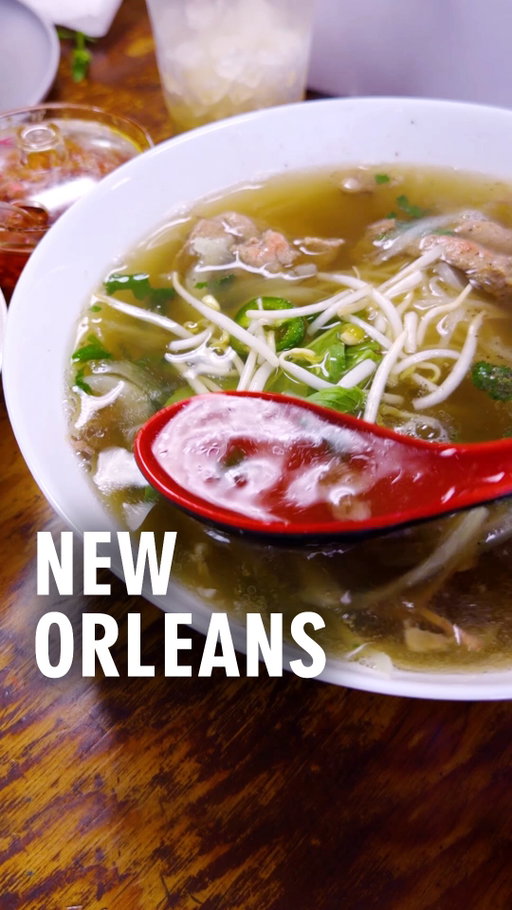 He makes some of the best pho I’ve ever tried. But only on Saturdays. 

📍 Singleton’s Mini Mart (@singletonsdeli) 
7446 Garfield St, New Orleans, LA 70118

Follow for more stories about people and food. ❤️