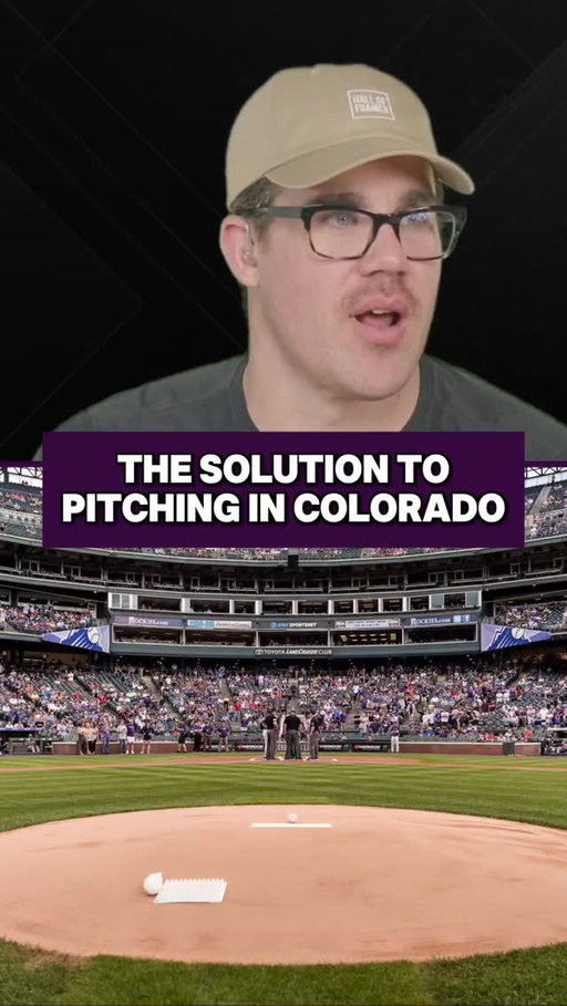 The solution to solving the pitching in Colorado #MLB #Baseball #Rockies #Pitching