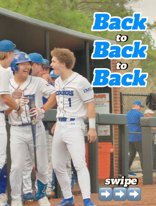 IMG ACADEMY STARTS THE GAME WITH BACK-to-BACK-to-BACK JACKS 💣💣💣

Juan Diaz, Max Hemenway, and Frank Thomas III made some noise in IMG’s first game of the PG High School Showdown 🔥
