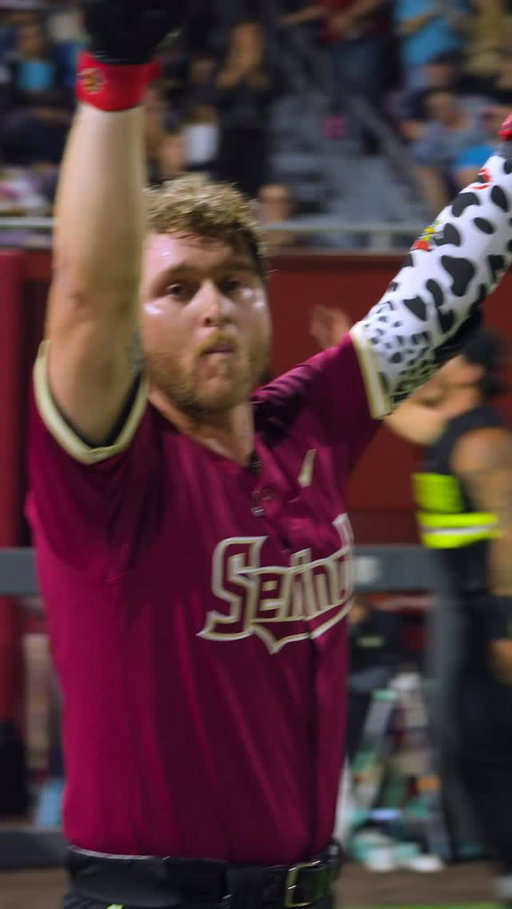It was a homecoming to remember for former Seminole, @loganlacey_ ❤️ 

#fsu #tallahassee #firefighters #bananaball